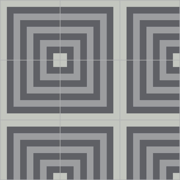 Pipe Corner Grey Quadrata