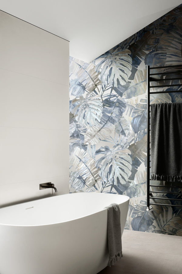 Marazzi Cementum Ash – pavimento effetto cemento in bagno