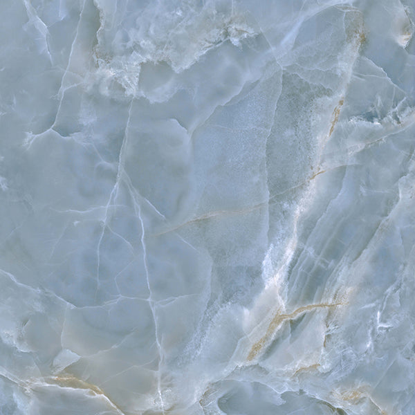 Casalgrande Padana Alabastri Blue, texture effetto marmo, superficie lucida e semilucida