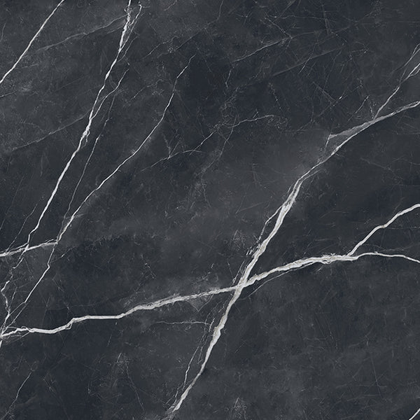 Casalgrande Padana Marmora Nero Antico Vein Touch, texture effetto marmo strutturata