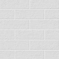 Casalgrande Padana Brickworks Muretto Bianco, struttura effetto pietra