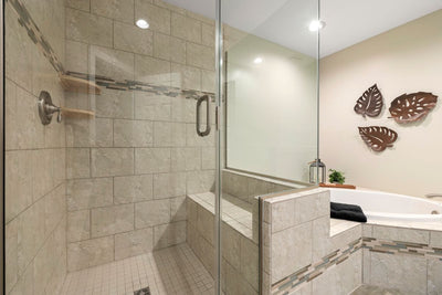Bagno total look beige