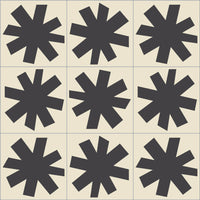 Asterisque B&W Quadrata
