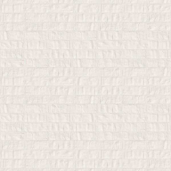 Emilceramica Forme brick naturale bianco assoluto texture