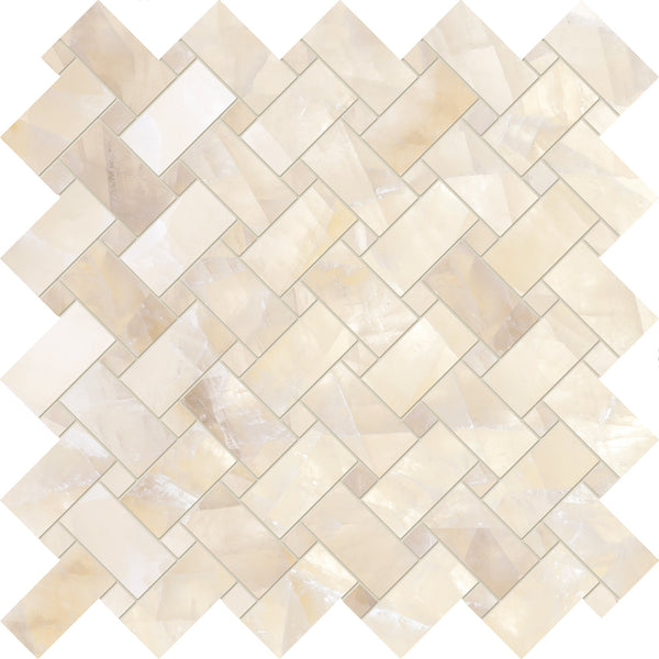 Emilceramica lumia intrecci ivory gioiello texture