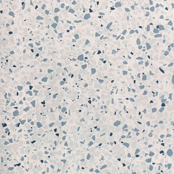 FAP Ceramiche Glim Gemme Azzurro texture terrazzo matt