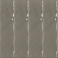 FAP Ceramiche Glim Grigio Fumo brillante brick texture