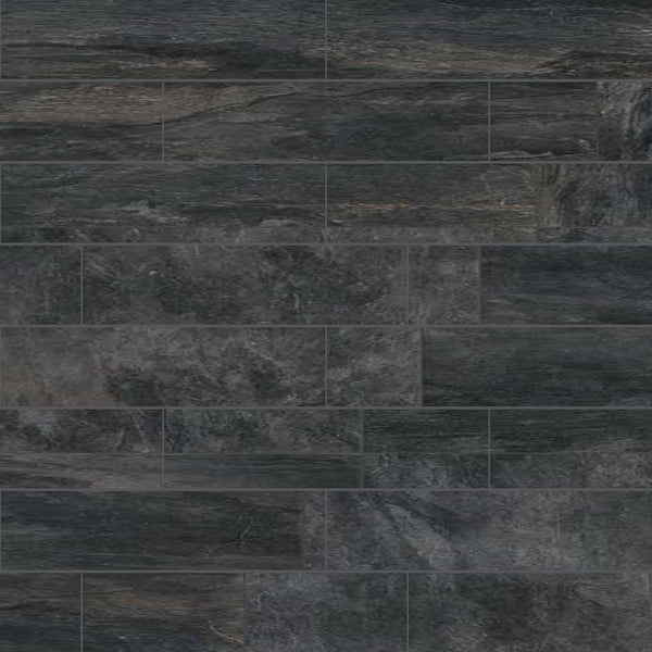 Florim Ardoise Noir Modulo Listello Sfalsato 739367 — texture ufficiale 1920×1920