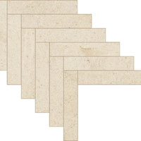 Florim Biotech Herringbone Crema Stone — composizione spina ufficiale 1920×1920