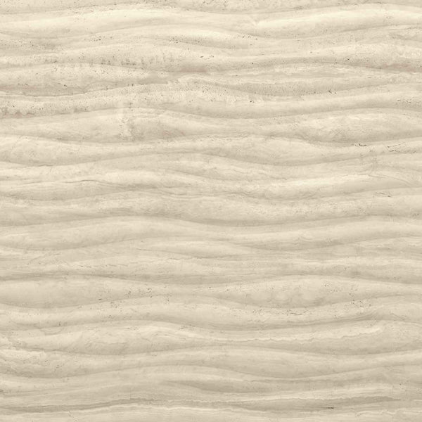 Fondovalle Royal Travertino Navona Wavy, texture in gres porcellanato, struttura Wavy