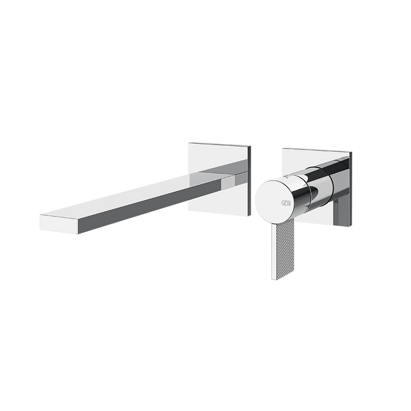 Miscelatore lavabo a parete Gessi Inverso Diamantato 73688