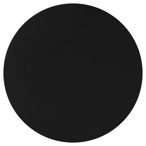 299 Matte black — campione finitura circolare Gessi