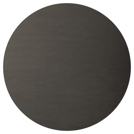 707 Black metal brushed PVD — campione finitura circolare Gessi