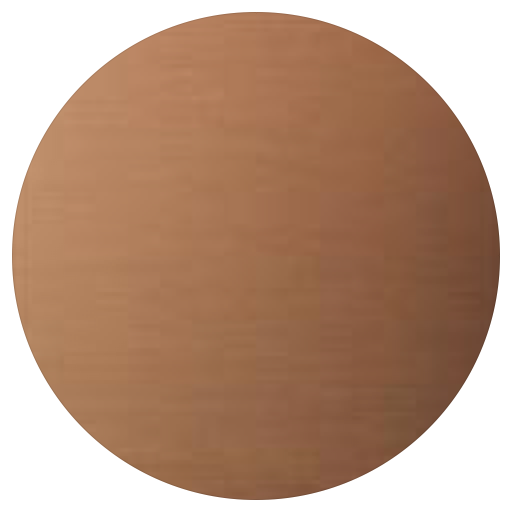 708 Copper brushed PVD — campione finitura circolare Gessi