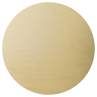 727 Brass brushed PVD — campione finitura circolare Gessi