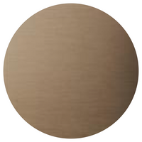 761 Coffee bronze brushed PVD — campione finitura circolare Gessi
