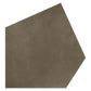 Gigacer Argilla Dark Large Pentagon