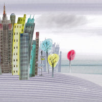 Glamora Beyond The City – Muestra papel pintado 35 × 47 cm