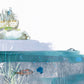Glamora Over And Under The Sea – Campione carta da parati 35 × 47 cm