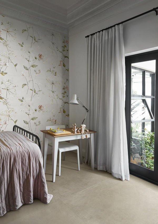 Marazzi Cementum Sand – pavimento effetto cemento in camera