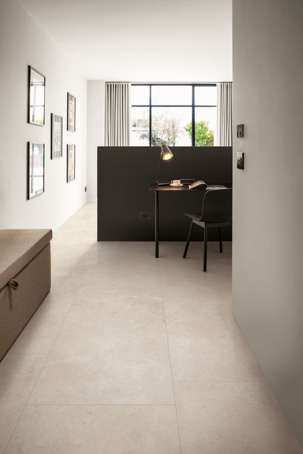 Marazzi Mystone Limestone Ivory – pavimento in studio