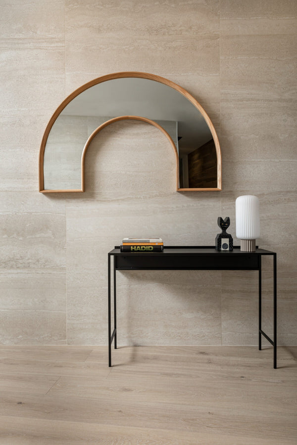 Marazzi Oltre Natural – pavimento effetto legno in ingresso