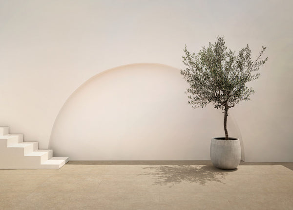 Marazzi Room Beige strutturato – pavimento effetto pietra in ambiente