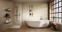 Marazzi Room Wall Beige Match MP6E – rivestimento tridimensionale in ambiente