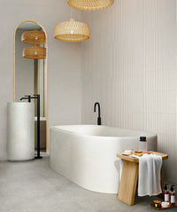 Marazzi Room Wall Grigio – rivestimento effetto pietra nel bagno
