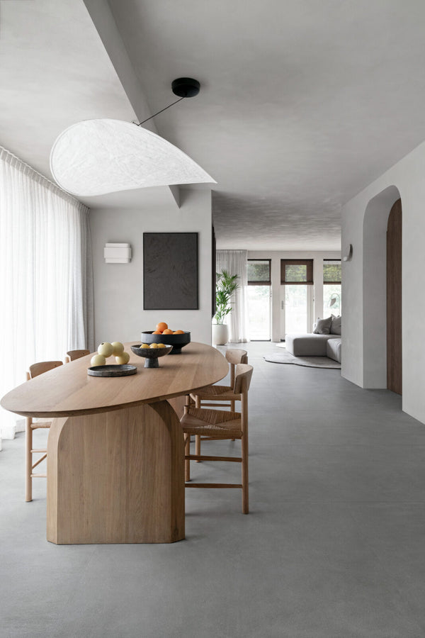Marazzi Slow Cold Cemento – pavimento effetto cemento nella zona giorno