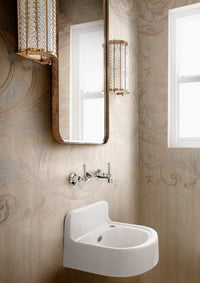 Marazzi Mystone Travertino Navona Pannello Classic – rivestimento decorato in bagno