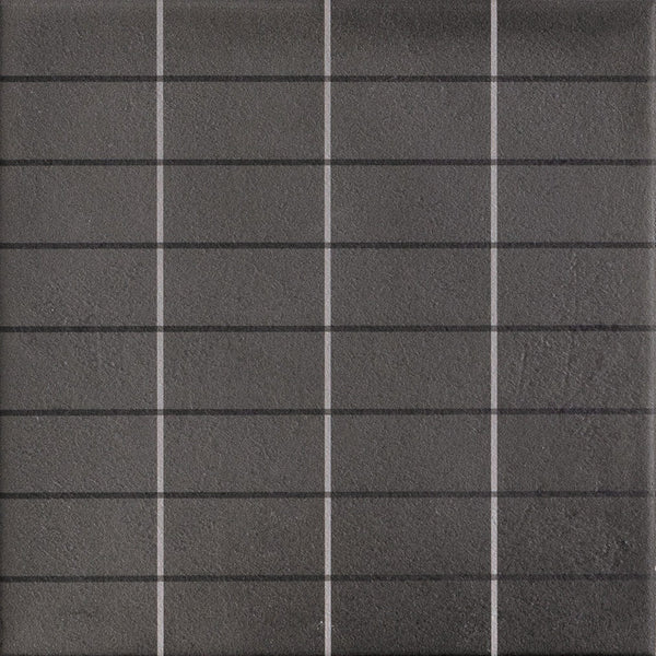 Mutina Aurore Charcoal Grid L