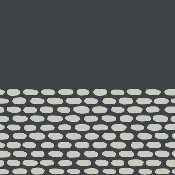 Mutina Tape Cobble Half Black