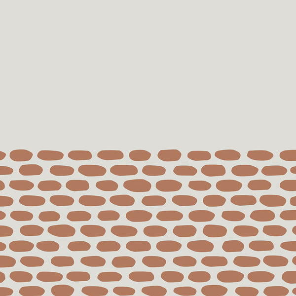 Mutina Tape Cobble Half Brown