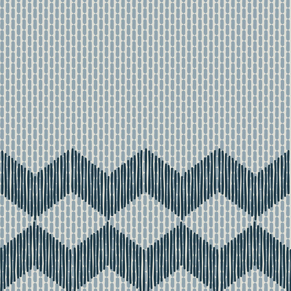 Mutina Tape Zigzag Half Blue