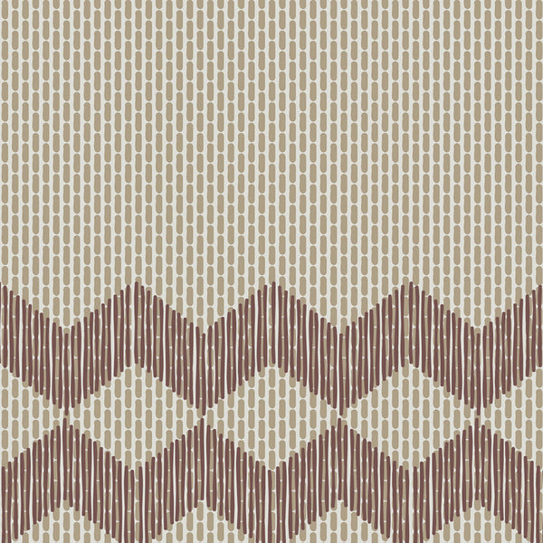Mutina Tape Zigzag Half Brown