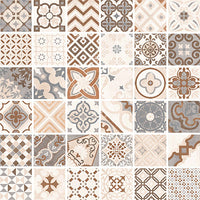 Casalgrande Padana Opus Cementina Multicolor Beige Mix, decoro cementina