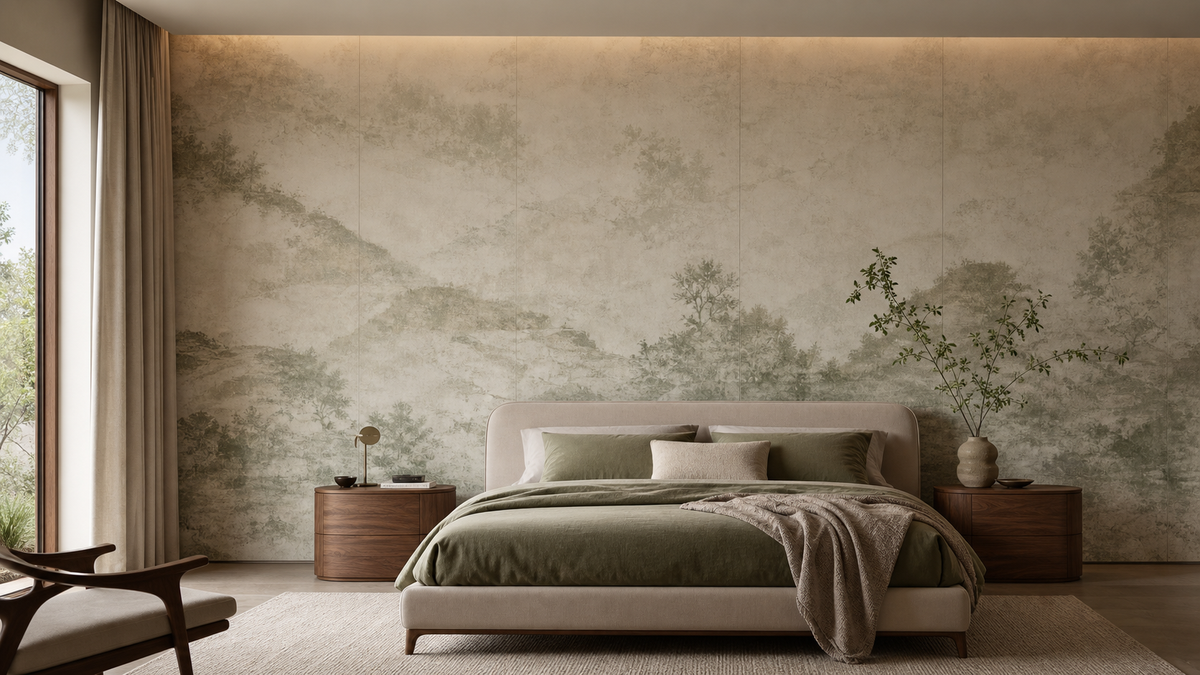 Wallpaper-Effect Wall Tiles