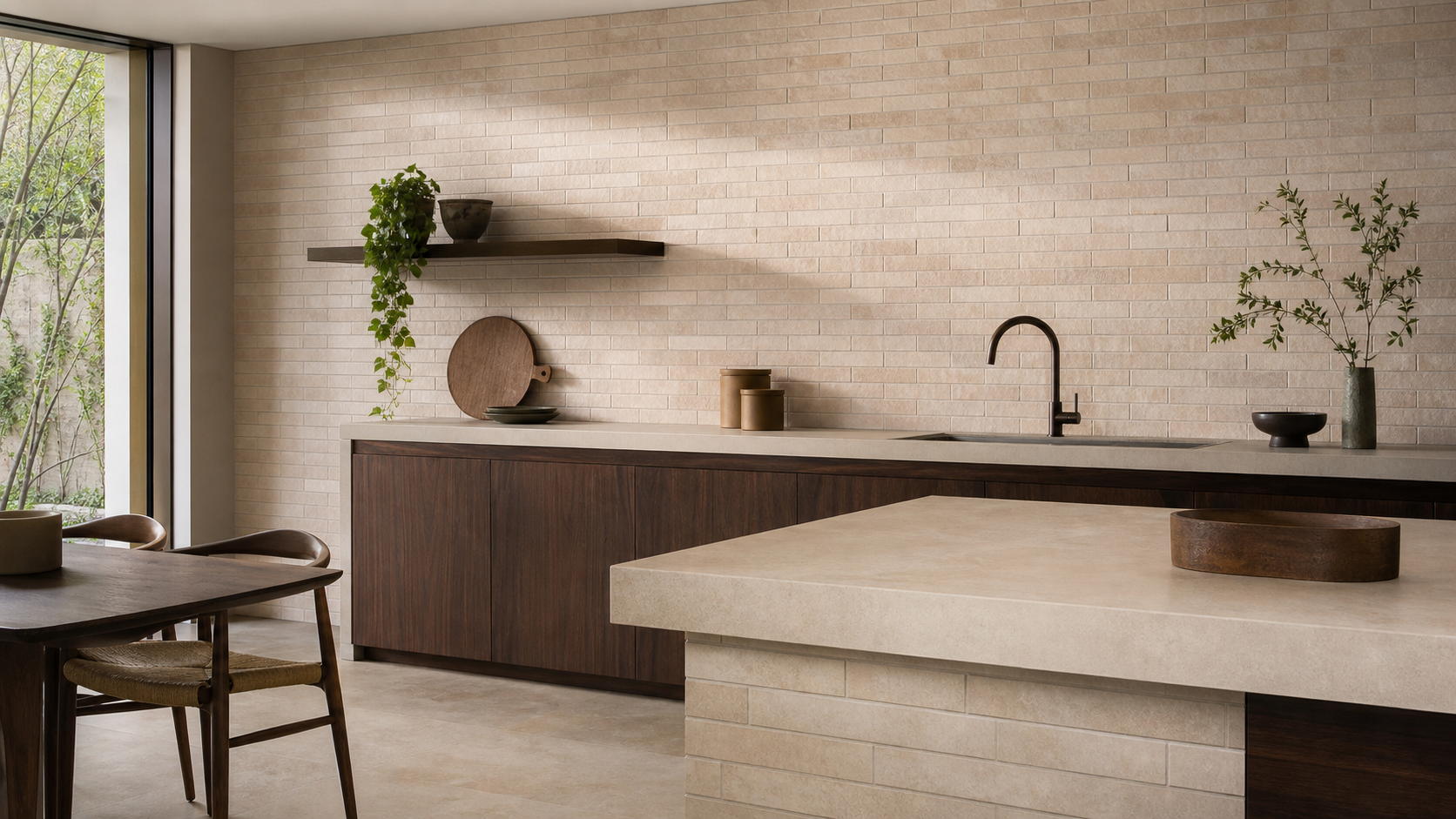 Brick-Effect Wall Tiles