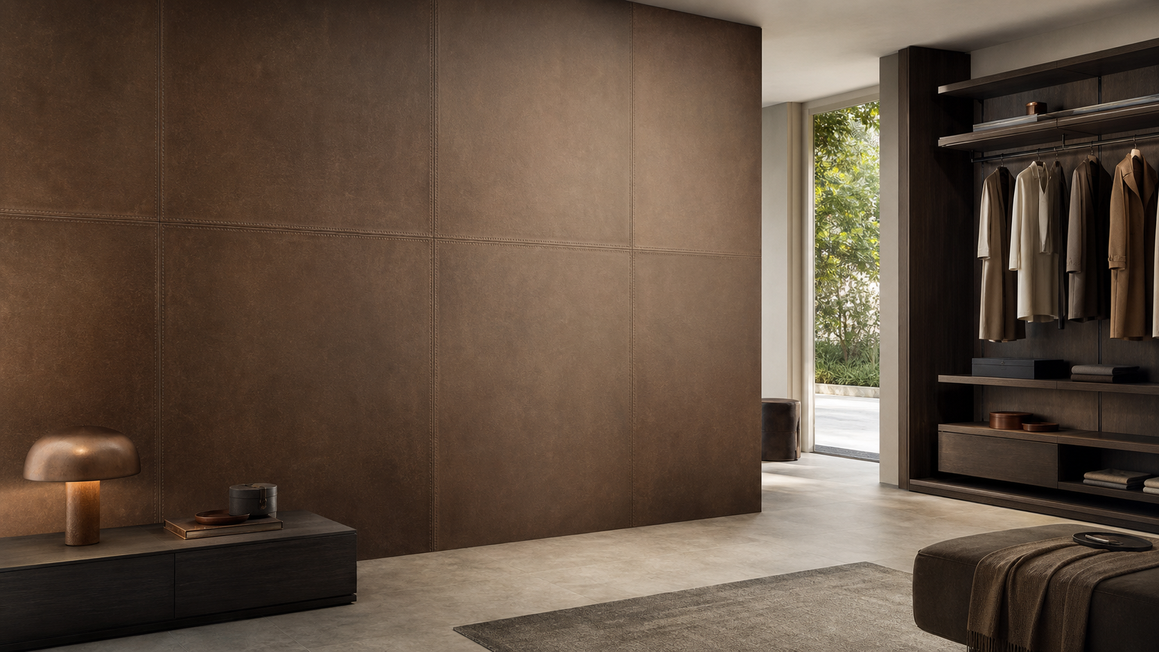 Leather-Effect Wall Tiles