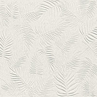 Atlas Concorde 3D Wall Carve Leaf White Matte